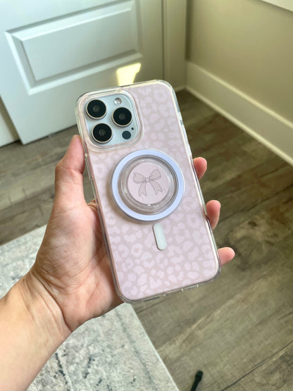 Almond Cheetah Clear Case Insert