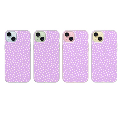 Lilac Dots Clear Case Insert