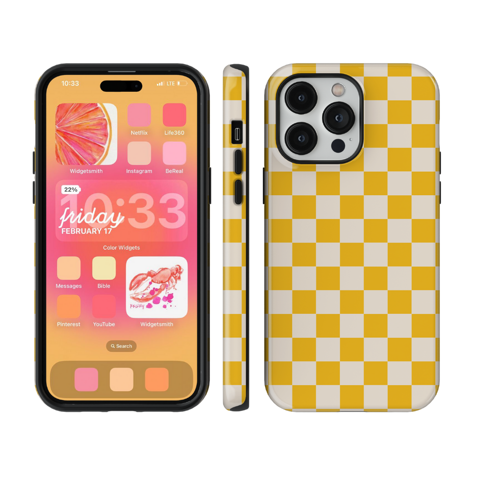 Sunny Checkers II Phone Case