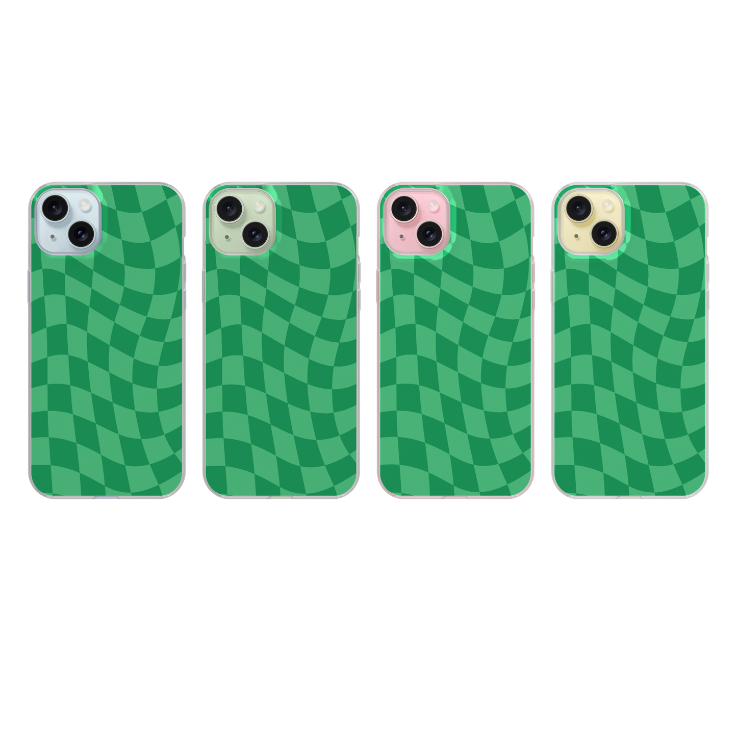 Emerald City Wavy Checkers Clear Case Insert