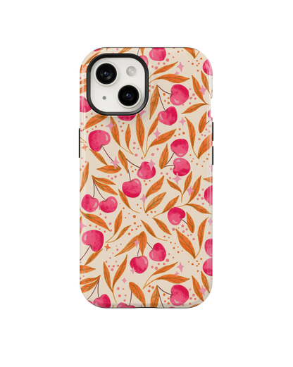 Persimmon Cherry Charm Phone Case