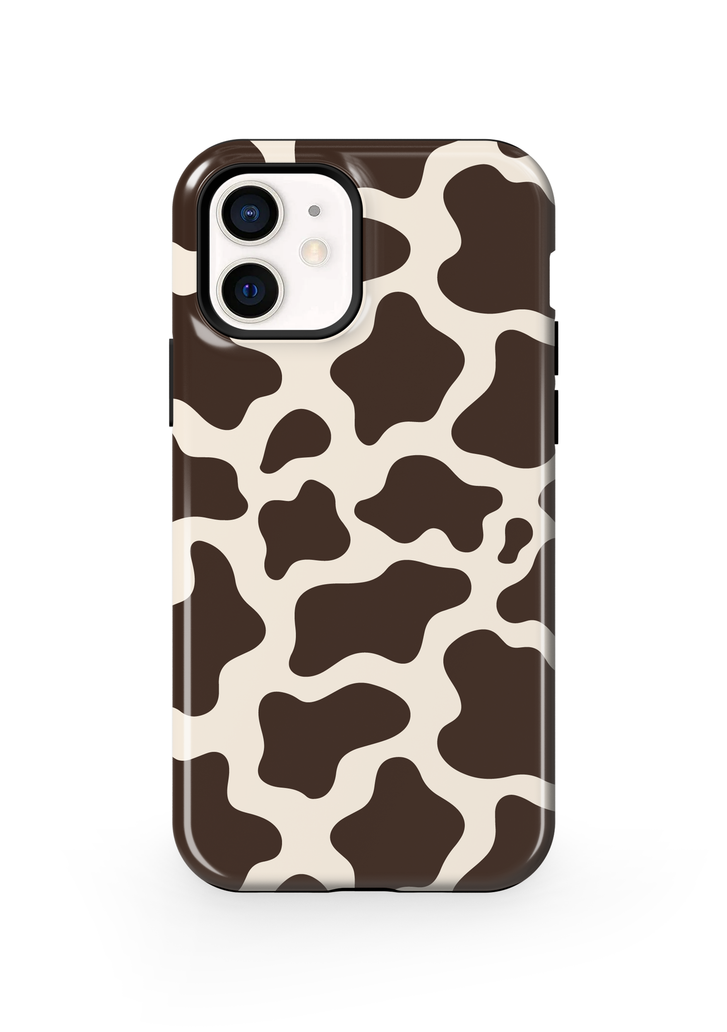 Espresso Cow Print Phone Case