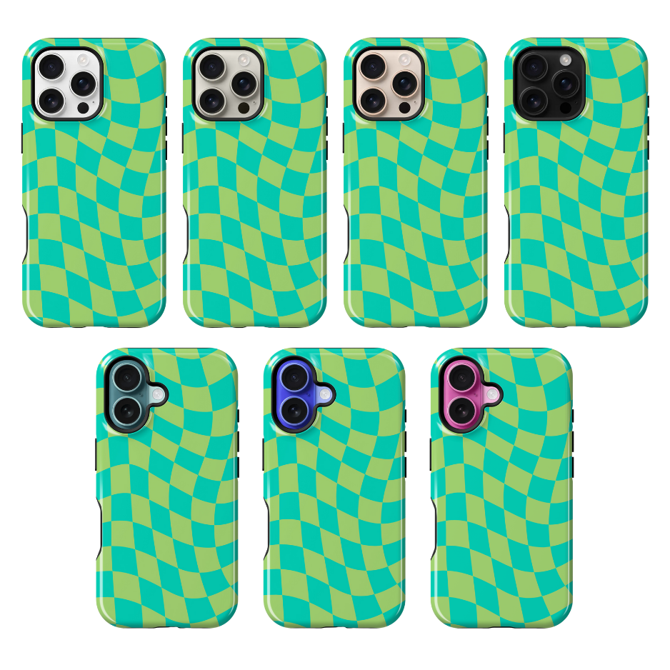 Gummy Bear Wavy Checkers Phone Case