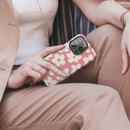 Rosé All Day Big Blooms iPhone Case