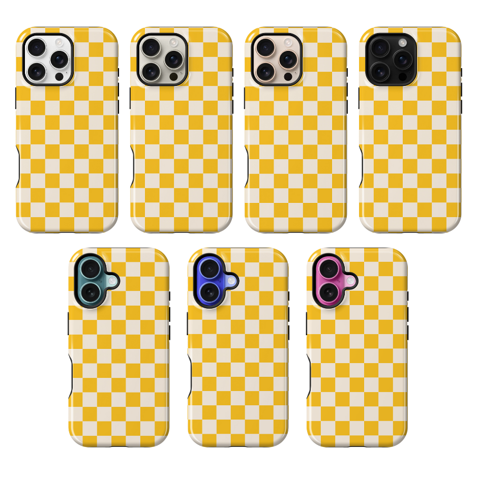 Sunny Checkers II Phone Case