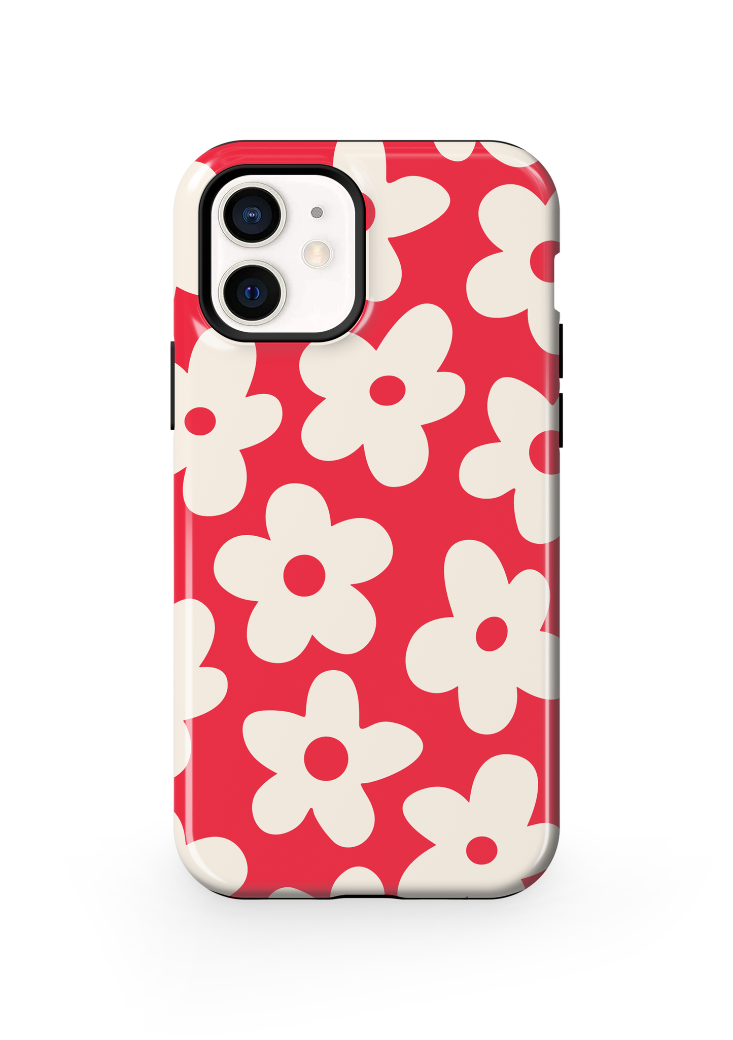 Vermillion Big Blooms Phone Case