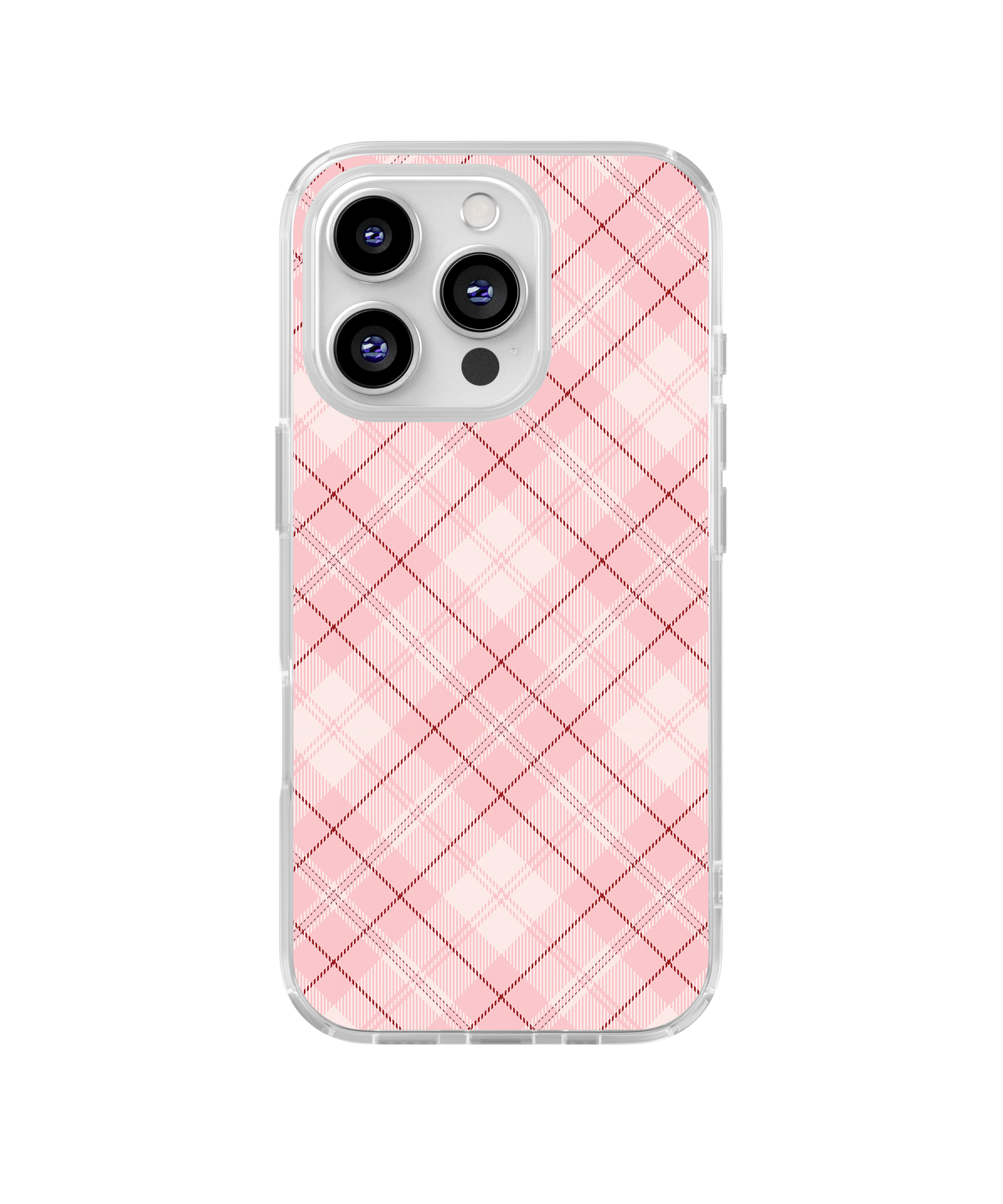 First Kiss Plaid Clear Case Insert