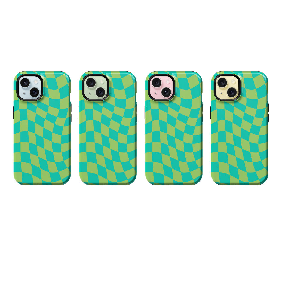 Gummy Bear Wavy Checkers Phone Case