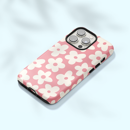 Rosé All Day Big Blooms iPhone Case