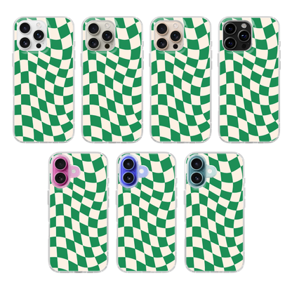 Emerald City Wavy Checkers II Clear Case Insert