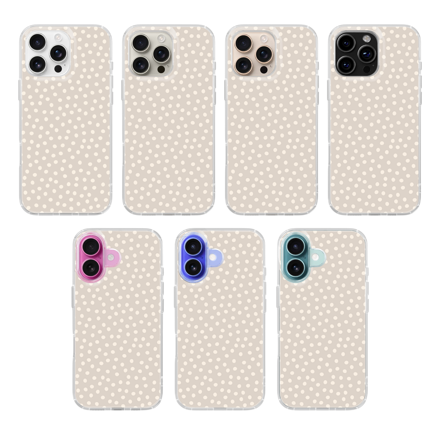 Dust Bunny Dots Clear Case Insert