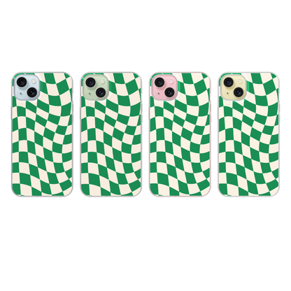 Emerald City Wavy Checkers II Clear Case Insert