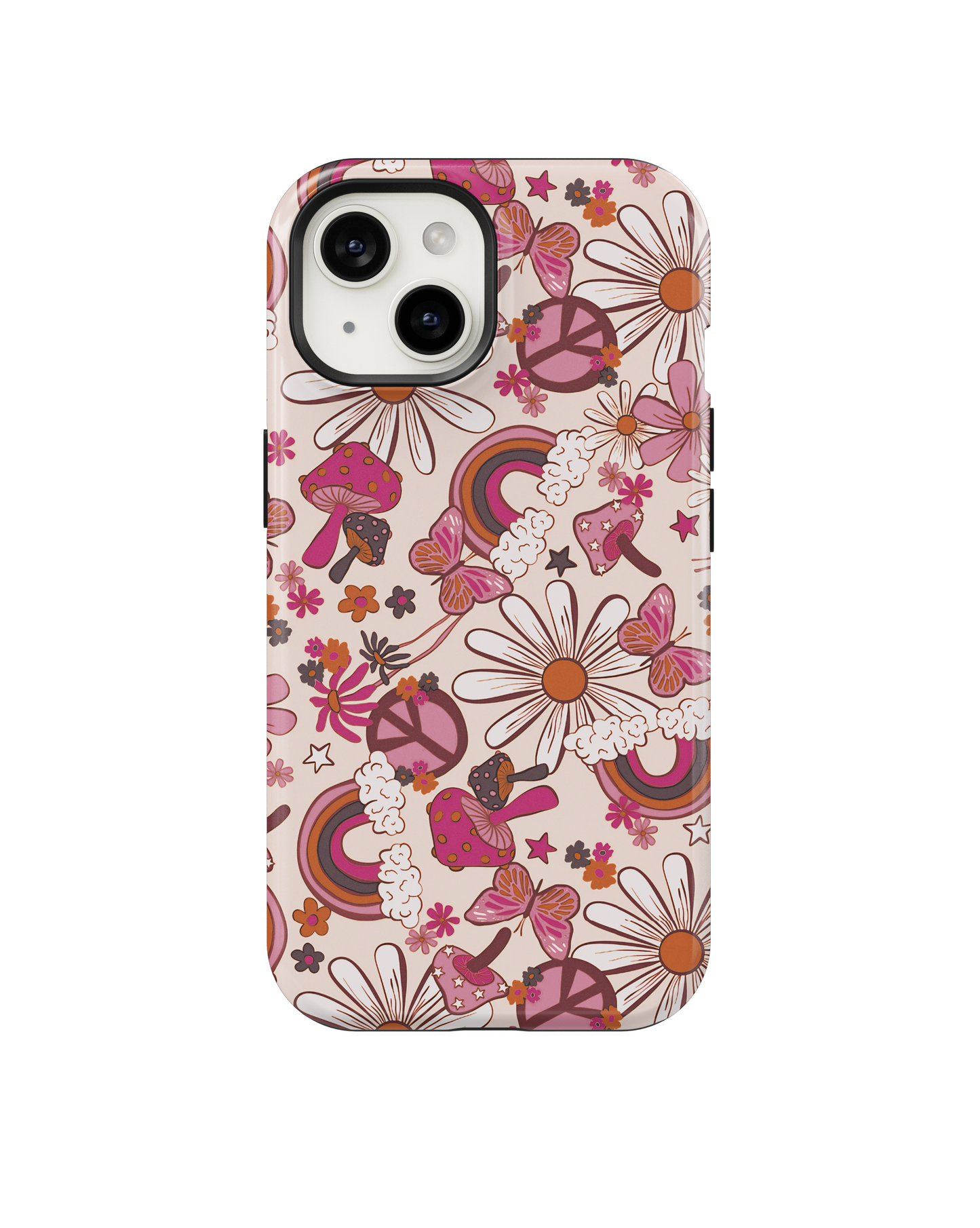 Cream Flower Child Phone Case