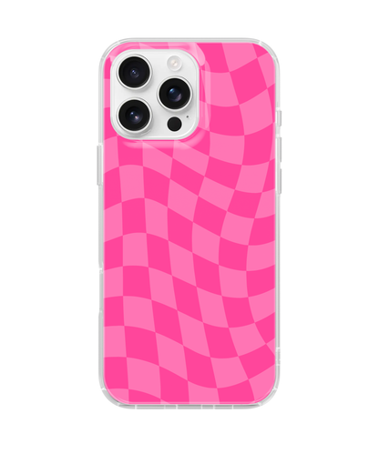 It Girl Wavy Checkers Clear Case Insert