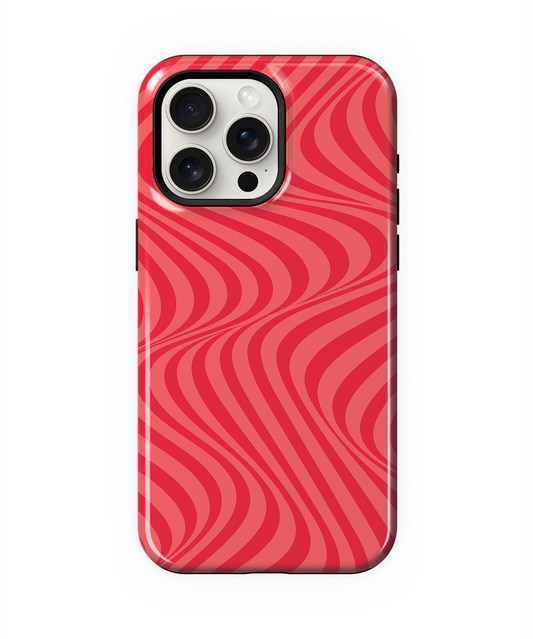 Vermillion Swirls Phone Case