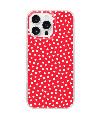 Vermillion Dots Clear Case Insert