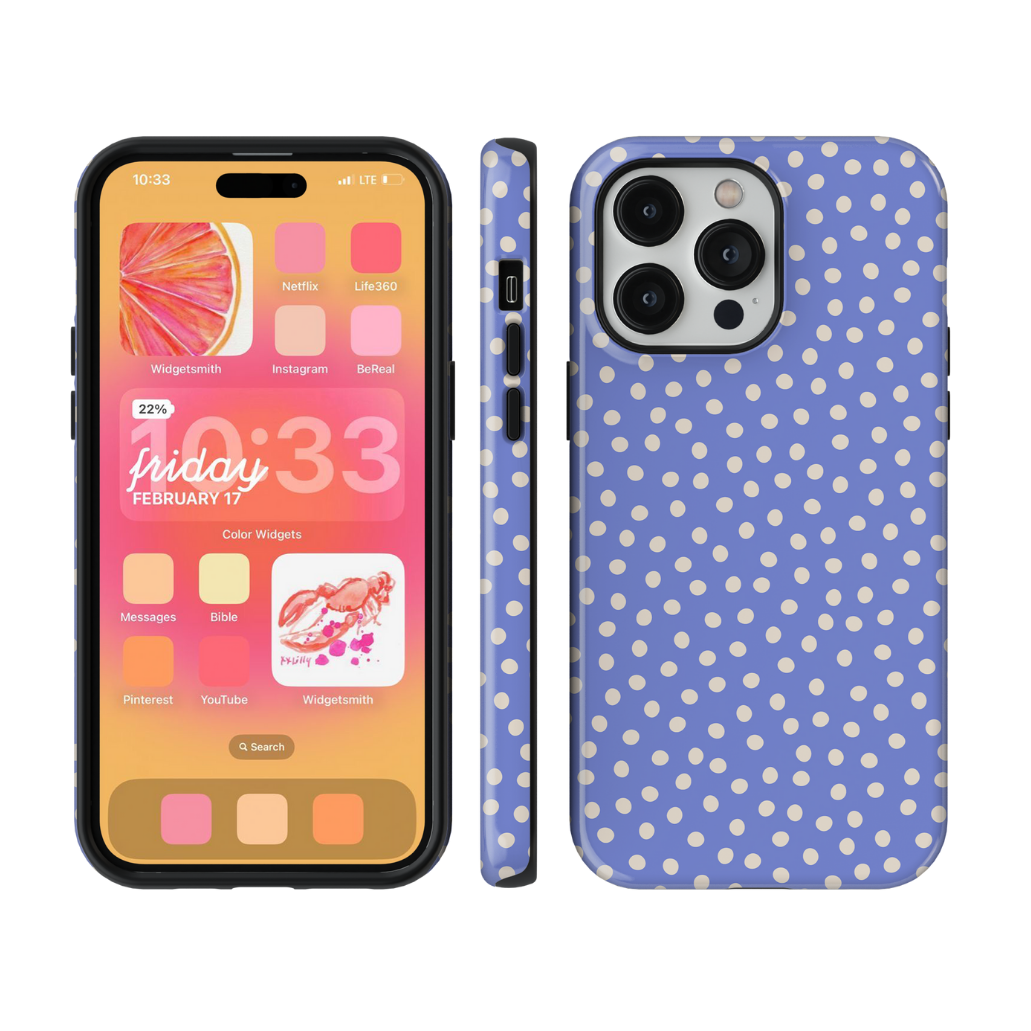 Bluebell Dots Phone Case