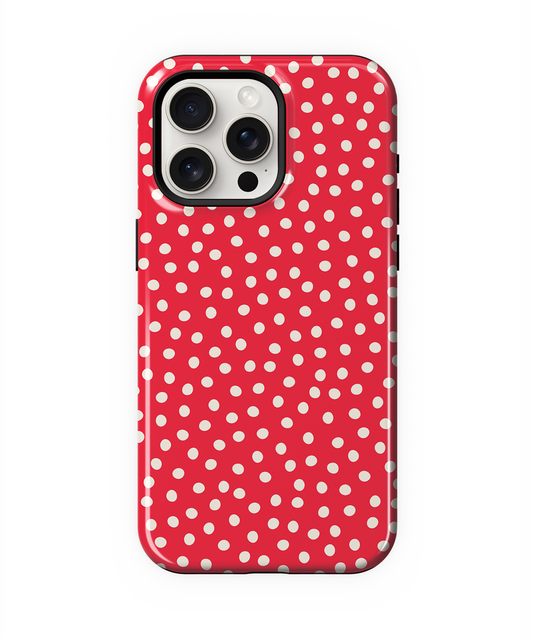 Vermillion Dots Phone Case