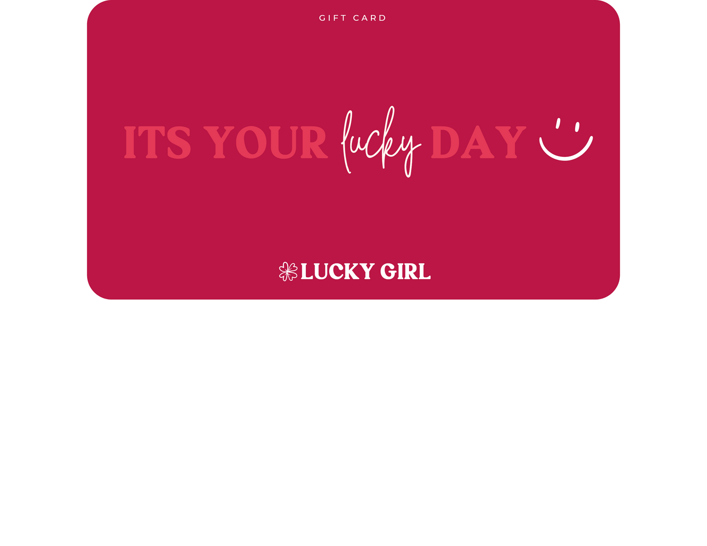 Lucky Girl Phone Cases Gift Card