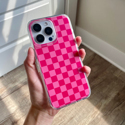 It Girl Checkers Clear Case Insert