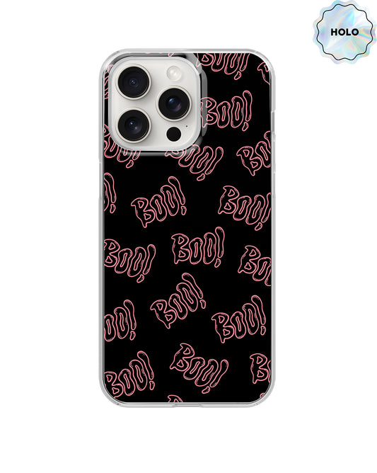 Spooky Sweet BOO! Holographic Clear Case Insert