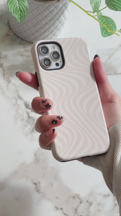 Vanilla Swirls iPhone Case