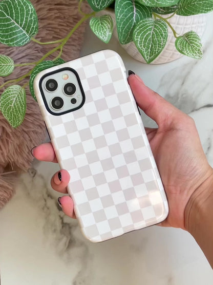 Vanilla Checkers II iPhone Case