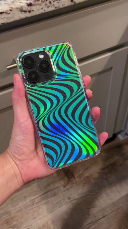 Siren Song Swirls Holographic Clear Case Insert