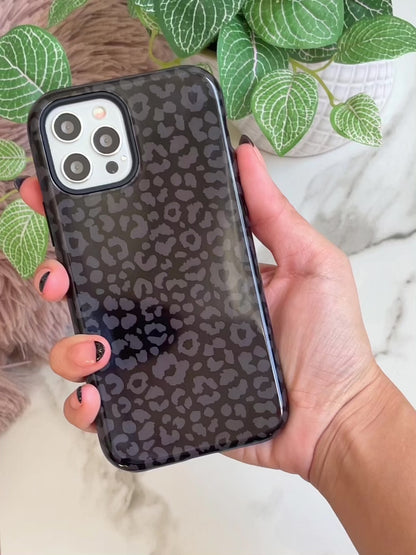 Onyx Cheetah iPhone Case